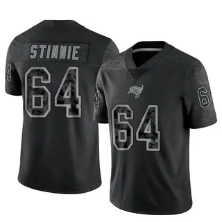 Tampa Bay Buccaneers Men's Aaron Stinnie Limited Reflective Jersey - Black
