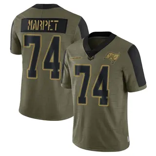 Tampa Bay Buccaneers Men's Ali Marpet Limited 2021 Salute To Service Jersey - Olive