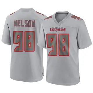 Tampa Bay Buccaneers Men's Anthony Nelson Game Atmosphere Fashion Jersey - Gray