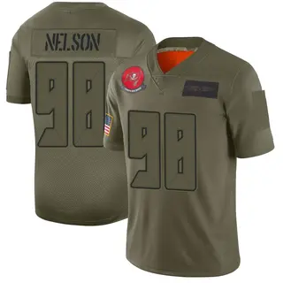 Tampa Bay Buccaneers Men's Anthony Nelson Limited 2019 Salute to Service Jersey - Camo
