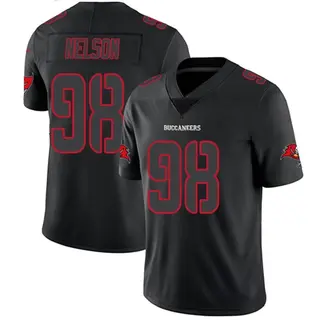 Tampa Bay Buccaneers Men's Anthony Nelson Limited Jersey - Black Impact