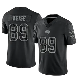 Tampa Bay Buccaneers Men's Ben Beise Limited Reflective Jersey - Black
