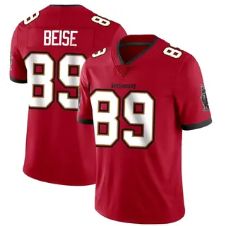 Tampa Bay Buccaneers Men's Ben Beise Limited Team Color Vapor Untouchable Jersey - Red