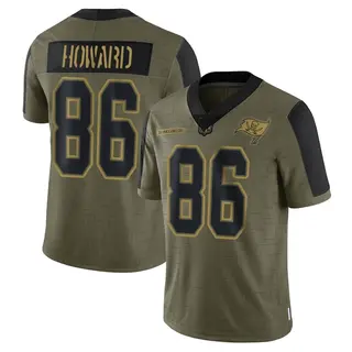 Tampa Bay Buccaneers Men's Bug Howard Limited 2021 Salute To Service Jersey - Olive