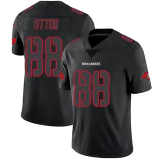 Tampa Bay Buccaneers Men's Cade Otton Limited Jersey - Black Impact