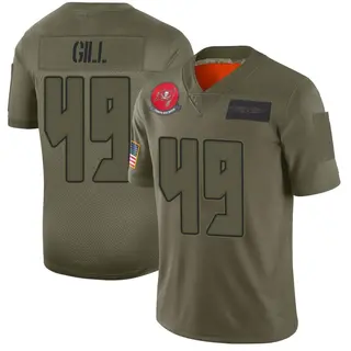 Tampa Bay Buccaneers Men's Cam Gill Limited 2019 Salute to Service Jersey - Camo