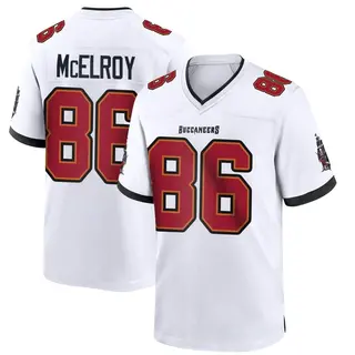 Tampa Bay Buccaneers Men's Codey McElroy Game Jersey - White