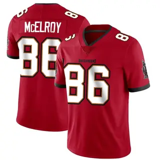 Tampa Bay Buccaneers Men's Codey McElroy Limited Team Color Vapor Untouchable Jersey - Red