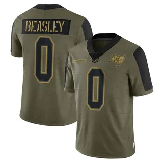 Tampa Bay Buccaneers Men's Cole Beasley Limited 2021 Salute To Service Jersey - Olive