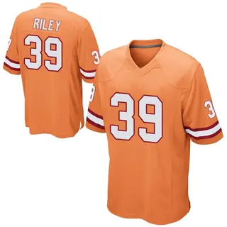 Tampa Bay Buccaneers Men's Curtis Riley Game Alternate Jersey - Orange