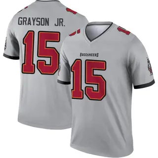 Tampa Bay Buccaneers Men's Cyril Grayson Jr. Legend Inverted Jersey - Gray