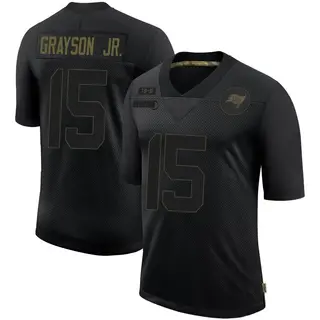 Tampa Bay Buccaneers Men's Cyril Grayson Jr. Limited 2020 Salute To Service Jersey - Black