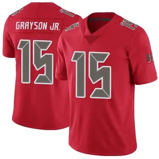 Tampa Bay Buccaneers Men's Cyril Grayson Jr. Limited Color Rush Jersey - Red