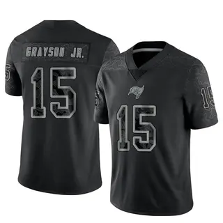Tampa Bay Buccaneers Men's Cyril Grayson Jr. Limited Reflective Jersey - Black