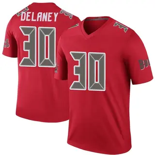 Tampa Bay Buccaneers Men's Dee Delaney Legend Color Rush Jersey - Red