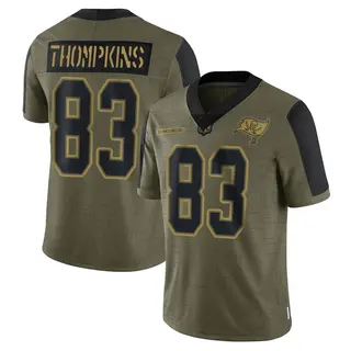 Tampa Bay Buccaneers Men's Deven Thompkins Limited 2021 Salute To Service Jersey - Olive