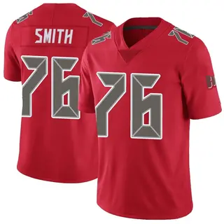 Tampa Bay Buccaneers Men's Donovan Smith Limited Color Rush Jersey - Red