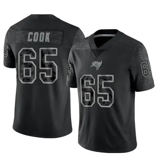 Tampa Bay Buccaneers Men's Dylan Cook Limited Reflective Jersey - Black