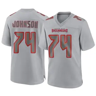 Tampa Bay Buccaneers Men's Fred Johnson Game Atmosphere Fashion Jersey - Gray