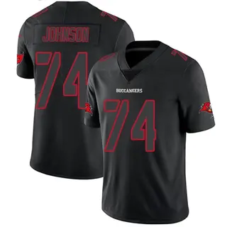 Tampa Bay Buccaneers Men's Fred Johnson Limited Jersey - Black Impact