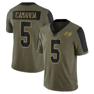 Tampa Bay Buccaneers Men's Jake Camarda Limited 2021 Salute To Service Jersey - Olive