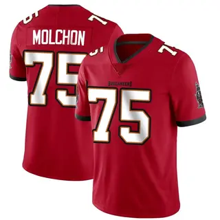 Tampa Bay Buccaneers Men's John Molchon Limited Team Color Vapor Untouchable Jersey - Red