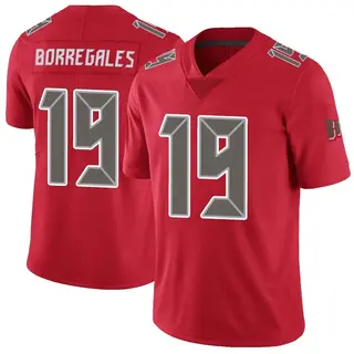 Tampa Bay Buccaneers Men's Jose Borregales Limited Color Rush Jersey - Red