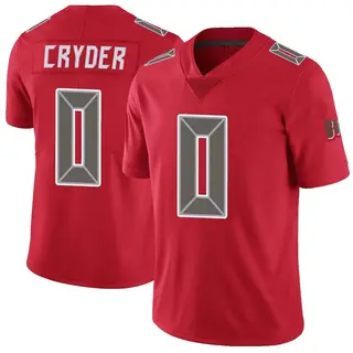 Tampa Bay Buccaneers Men's Keegan Cryder Limited Color Rush Jersey - Red