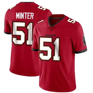 Tampa Bay Buccaneers Men's Kevin Minter Limited Team Color Vapor Untouchable Jersey - Red