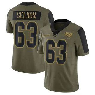 Tampa Bay Buccaneers Men's Lee Roy Selmon Limited 2021 Salute To Service Jersey - Olive
