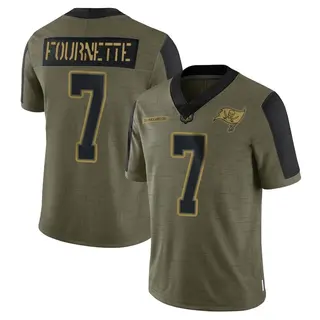 Tampa Bay Buccaneers Men's Leonard Fournette Limited 2021 Salute To Service Jersey - Olive