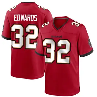 Tampa Bay Buccaneers Men's Mike Edwards Game Team Color Jersey - Red