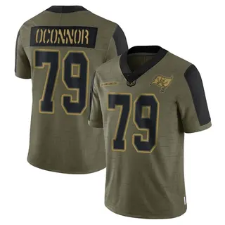 Tampa Bay Buccaneers Men's Patrick O'Connor Limited 2021 Salute To Service Jersey - Olive