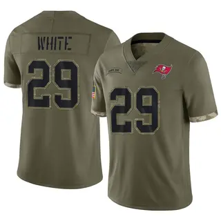 Tampa Bay Buccaneers Men's Rachaad White Limited 2022 Salute To Service Jersey - Olive