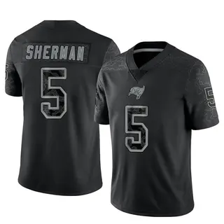 Tampa Bay Buccaneers Men's Richard Sherman Limited Reflective Jersey - Black