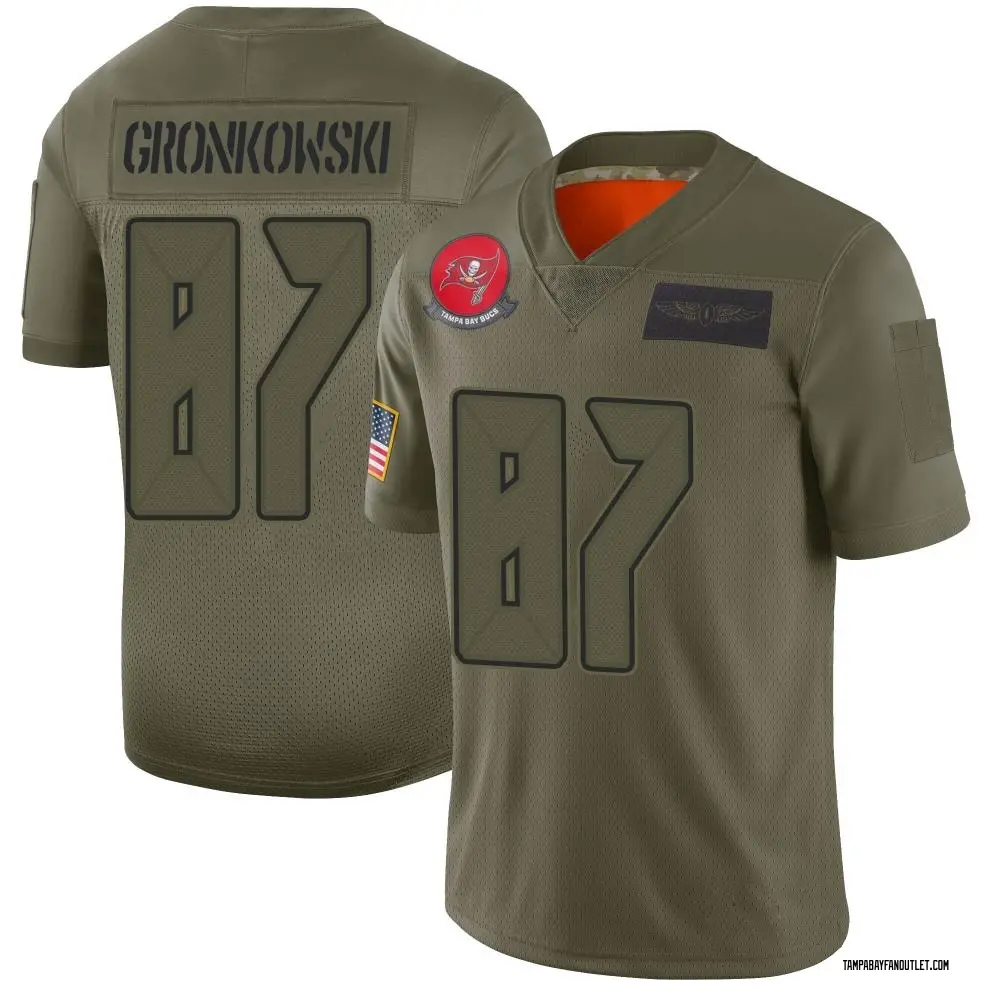Tampa Bay Buccaneers Men's Rob Gronkowski Limited 2019 Salute to Service Jersey - Camo