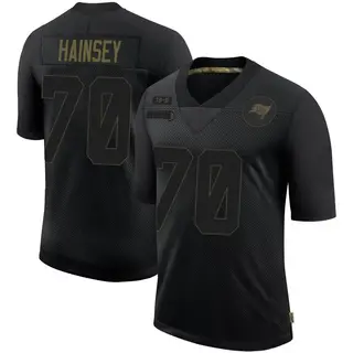 Tampa Bay Buccaneers Men's Robert Hainsey Limited 2020 Salute To Service Jersey - Black
