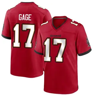 Tampa Bay Buccaneers Men's Russell Gage Game Team Color Jersey - Red