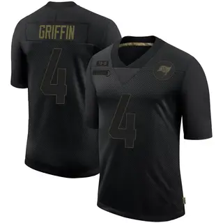 Tampa Bay Buccaneers Men's Ryan Griffin Limited 2020 Salute To Service Jersey - Black