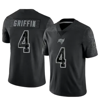 Tampa Bay Buccaneers Men's Ryan Griffin Limited Reflective Jersey - Black