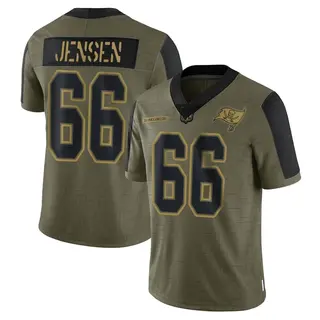 Tampa Bay Buccaneers Men's Ryan Jensen Limited 2021 Salute To Service Jersey - Olive