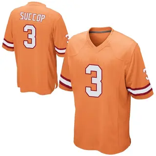 Tampa Bay Buccaneers Men's Ryan Succop Game Alternate Jersey - Orange