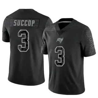 Tampa Bay Buccaneers Men's Ryan Succop Limited Reflective Jersey - Black