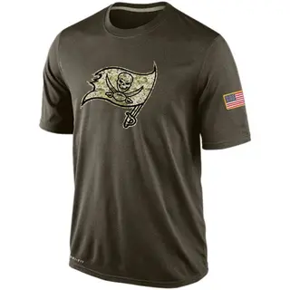 Tampa Bay Buccaneers Men's Salute To Service KO Performance Dri-FIT T-Shirt - Olive