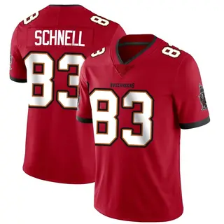 Tampa Bay Buccaneers Men's Spencer Schnell Limited Team Color Vapor Untouchable Jersey - Red