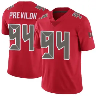 Tampa Bay Buccaneers Men's Willington Previlon Limited Color Rush Jersey - Red
