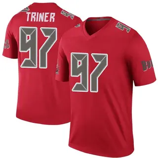 Tampa Bay Buccaneers Men's Zach Triner Legend Color Rush Jersey - Red