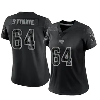 Tampa Bay Buccaneers Women's Aaron Stinnie Limited Reflective Jersey - Black