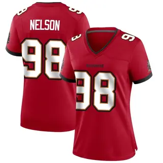 Tampa Bay Buccaneers Women's Anthony Nelson Game Team Color Jersey - Red