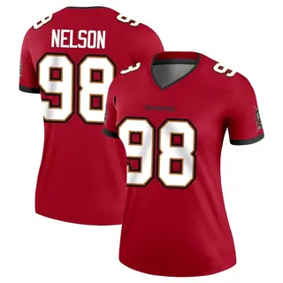 Tampa Bay Buccaneers Women's Anthony Nelson Legend Jersey - Red